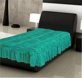 Prikrývka na posteľ, Bonadea 3 dvojposteľ, tmavo zelená