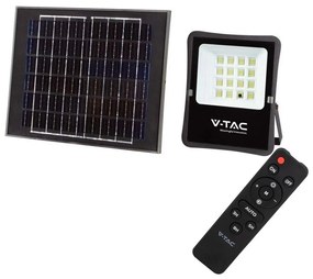 V-Tac LED Vonkajší solárny reflektor LED/20W/3,2V 6400K IP65 VT1214
