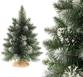 Vianočný stromček Borovica diamantová so striebornými trblietkami 55 cm