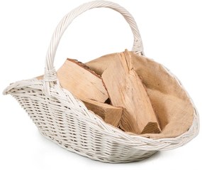 Krbový prútený kôš bielený s jutou Camino VIII.š. 62 x hl. 44 x v. 23/36(cm)