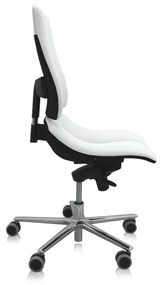 Zdravotná stolička Steel Standard, biela