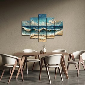 Obraz - Maľba mora (150x105 cm)
