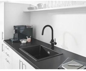 GROHE 31655AP0 - Drez K700U 610 × 460 mm čierny kameň/čierna