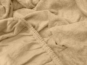 Froté plachta béžová 90x200 cm