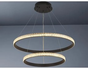 LED Stmievateľný luster na lanku LED/65W/230V 3000-6500K + diaľkové ovládanie