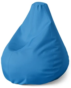 Sablio Sedací vak Pear Modrá - 70 x 95 x 15 cm