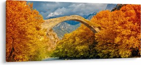 Obraz - Konitsa most (120x50 cm)