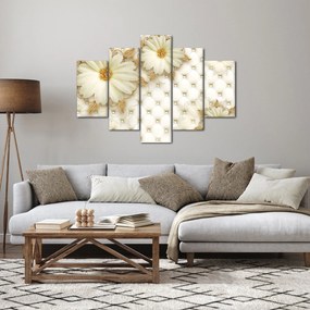 Obraz - Zlatá koláž (150x105 cm)