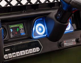 Ramiz Elektrické autíčko Toyota FJ Cruiser maskáčové + ovládač + pohon 4x4 + LED a audio + EVA kolesá + plynulý rozjazd
