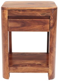 furniture-nabytek.cz - Nočný stolík drevený z masívu palisander 45x60x40