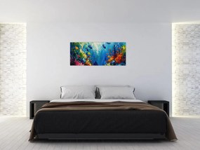 Obraz - Maľba podmorského sveta (120x50 cm)
