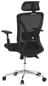 Autronic BONTEC Kancelárska stolička, synchrónny mechanizmus, čierna sieťovina, KA-S258 BK Farba: Čierna