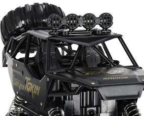 KIK RC Rock Crawler 1:12 4WD kovové 2.4 GHz diaľkovo ovládané terénne auto čierne