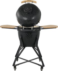 Keramický Kamado BBQ gril BestBerg BBGK-46B / Ø 38,3 cm / čierna