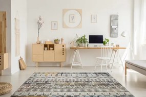 Koberec MUNDO E0591 boho, etnický outdoor béžový
