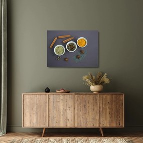 Sklenený obraz - korenie (70x50 cm)