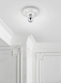 Biele stropné svietidlo ø 30 cm Lilly – Trio