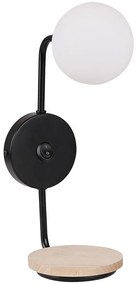 Nástenná lampa PONIO 1xG9/25W/230V čierna/buk