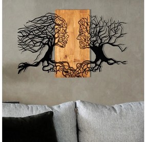 Asir Nástenná dekorácia 58x92 cm drevo/kov drevo/kov 279ENZ1774