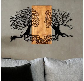 Asir Nástenná dekorácia 58x92 cm drevo/kov drevo/kov AS1468