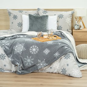 4Home Flanelové obliečky Snow Romance, 220 x 200 cm, 2 ks 70 x 90 cm