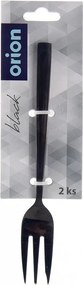 Čierne antikoro dezertné vidličky v súprave 2 ks Black – Orion