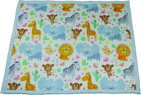 Svetlomodrá detská deka 80x100 cm – OYO kids