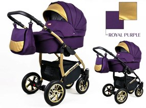 Kombinovaný kočík Raf-pol Gold lux - Royal Purple (2-kombinácia)