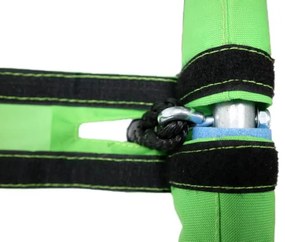 Hojdačka bocianie hniezdo zelená