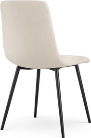 Čalouněná jídelní židle Milo béžová