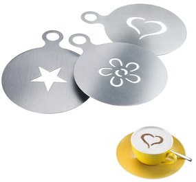 Westmark Šablóna dekoračná Cappuccino, 3 ks