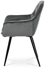 Sada jedálenských stoličiek DCH-421 GREY4, 2 ks