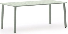 Oceľový záhradný jedálenský stôl 90x180 cm Brai – Kave Home