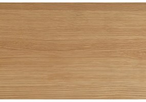 Čierno-prírodný okrúhly konferenčný stolík s doskou v dubovom dekore ø 45 cm Soli – Actona