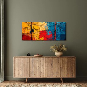 Obraz - Abstraktné elektrické vedenie (120x50 cm)