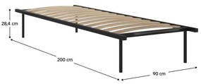 Samonosný lamelový rošt 200x90 cm Kuito . Vlastná spoľahlivá doprava až k Vám domov. 1116369