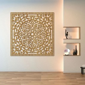 Drevený panel s mandalou orientálna mandala  | SENTOP HDF0514