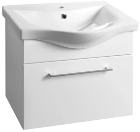 Aqualine Aqualine, AKIRA umyvadlová skrinka 51,1x42x34cm, biela, AK255