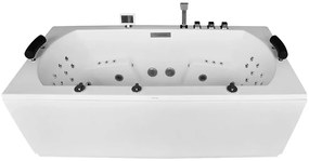 M-SPA - Kúpeľňová vaňa s hydromasážou 200 x 90 x 70 cm (MSPA0013A)