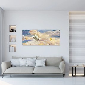 Obraz - Nebeské medúzy (120x50 cm)