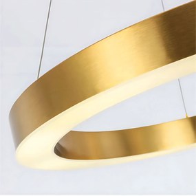 Toolight Toolight, LED stropné osvetlenie 60cm, 60W, 3000K, LHJ051-CP1 C, zlatá matná, OSW-50025