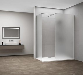Polysan Polysan, ESCA COPPER MATT jednodielna sprchová zástena do priestoru, dymové sklo, 1000 mm, ES1210-10