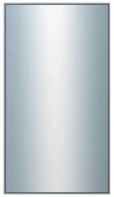 DANTIK - Zrkadlo v rámu, rozmer s rámom 50x90 cm z lišty Hliník platina (7002019)