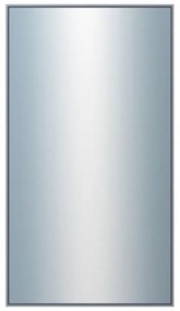 DANTIK - Zrkadlo v rámu, rozmer s rámom 50x90 cm z lišty Hliník platina (7002019)