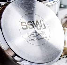 Sada hrncov Blue Berry (7 dielov), nerezová oceľ