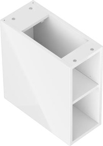 Mexen Box-A, otvorená skrinka s policou 20 cm, lesklá biela, 91AX2-0200-470-0-00