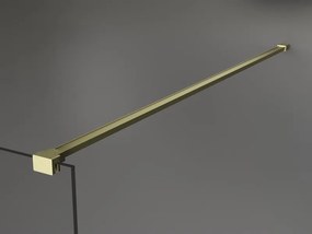Mexen Kioto, sprchová zásteny typ Walk-In 155 x 200 cm, 8mm číre sklo, zlatý matný profil, 800-155-101-55-00