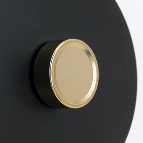 Orion - Stmievateľná flexibilná nástenná lampička DOTTY 1xGU10/10W/230V čierna/mosadz