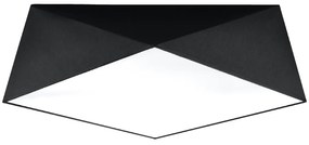 Sollux Lighting Stropné svietidlo HEXA 45 čierne