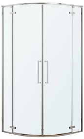 Sprchový kút štvrťkruhový Delta 90x90x195 chróm